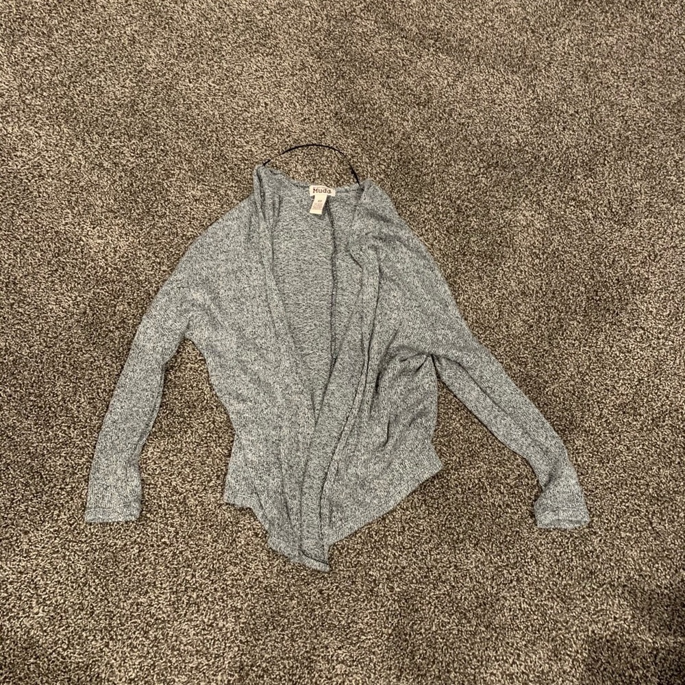 XS gray cardigan - very soft